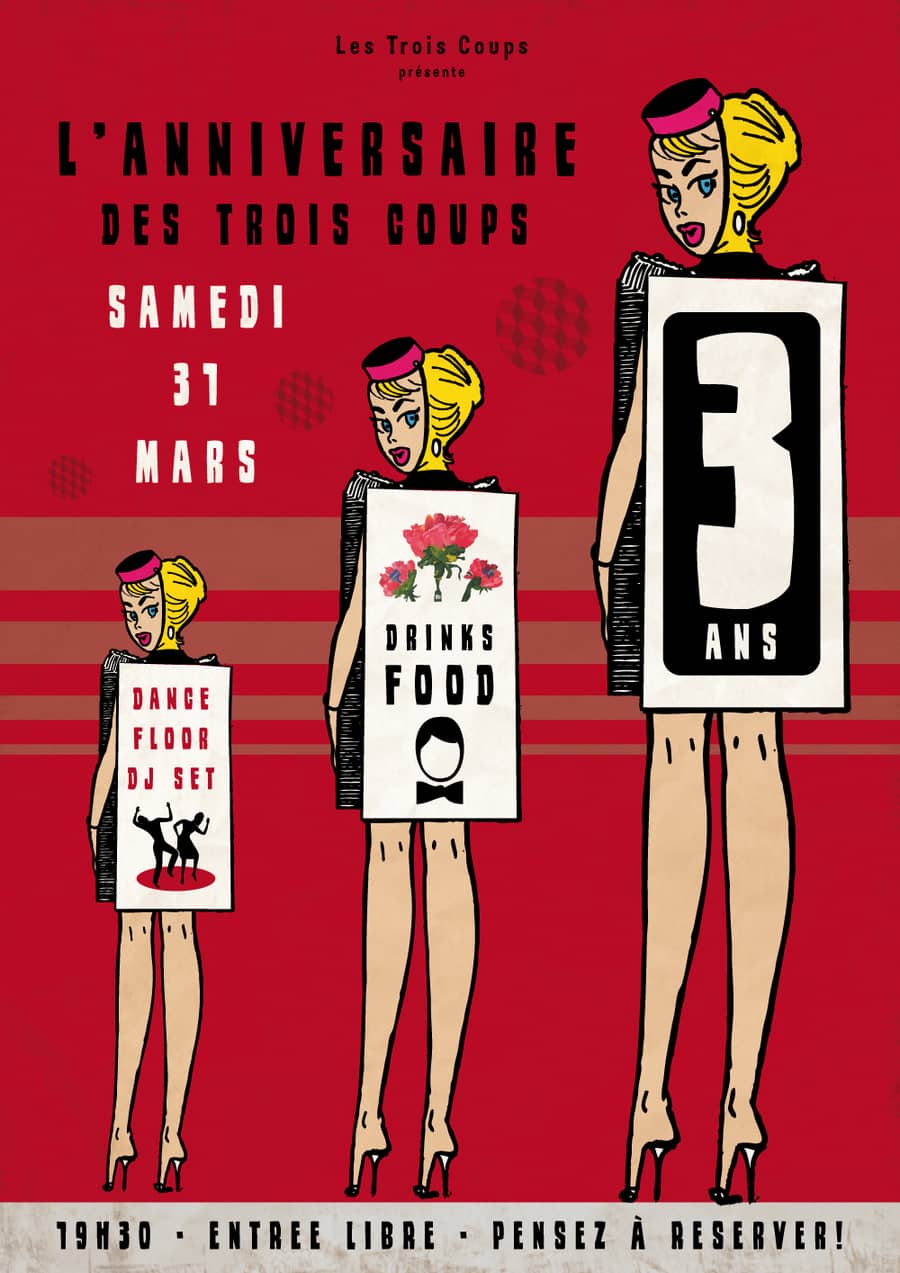 3 Ans des 3 Coups !