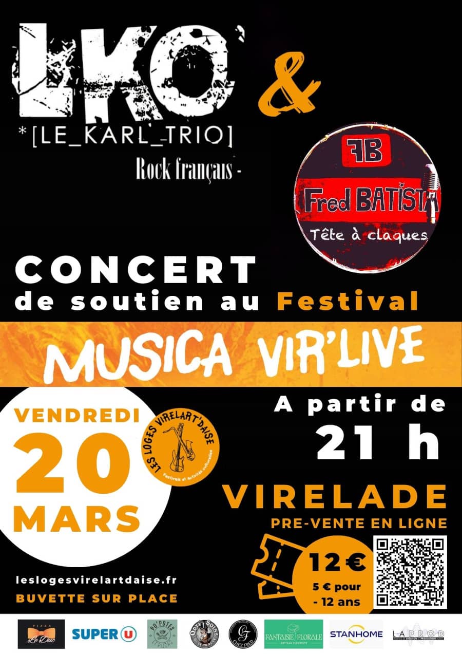 LKO & Fred Batista - Soutien au Festival Musica Vir'Live