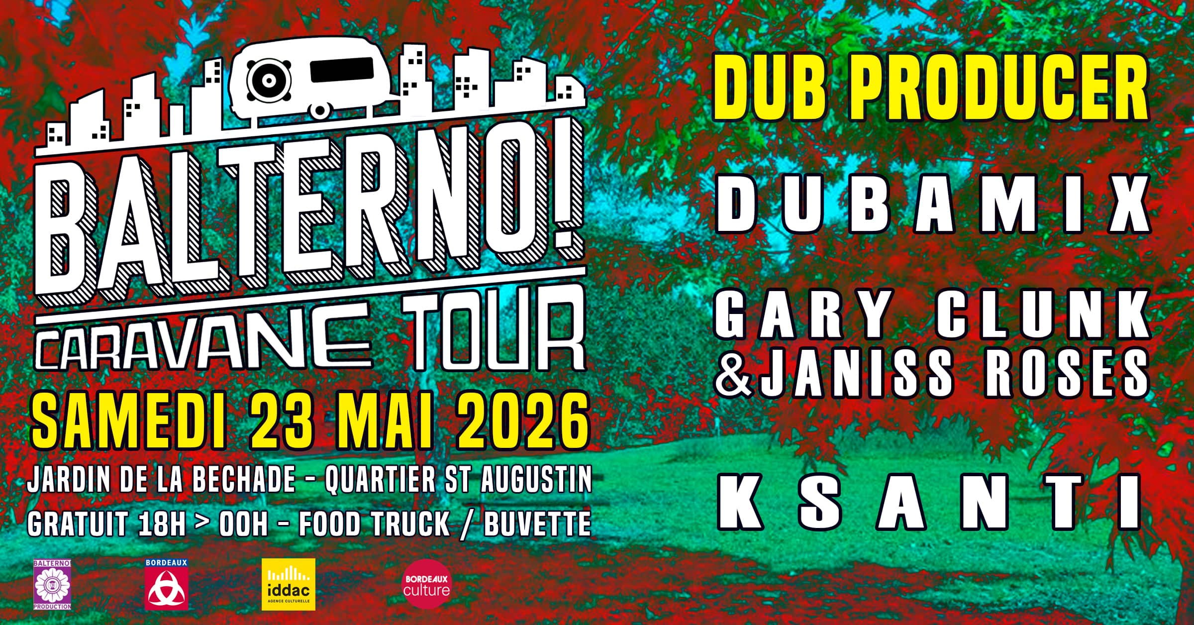 BALTERNO CARAVANE TOUR #1 - DUB : Dubamix + Gary Clunk & Janiss Roses + Ksanti