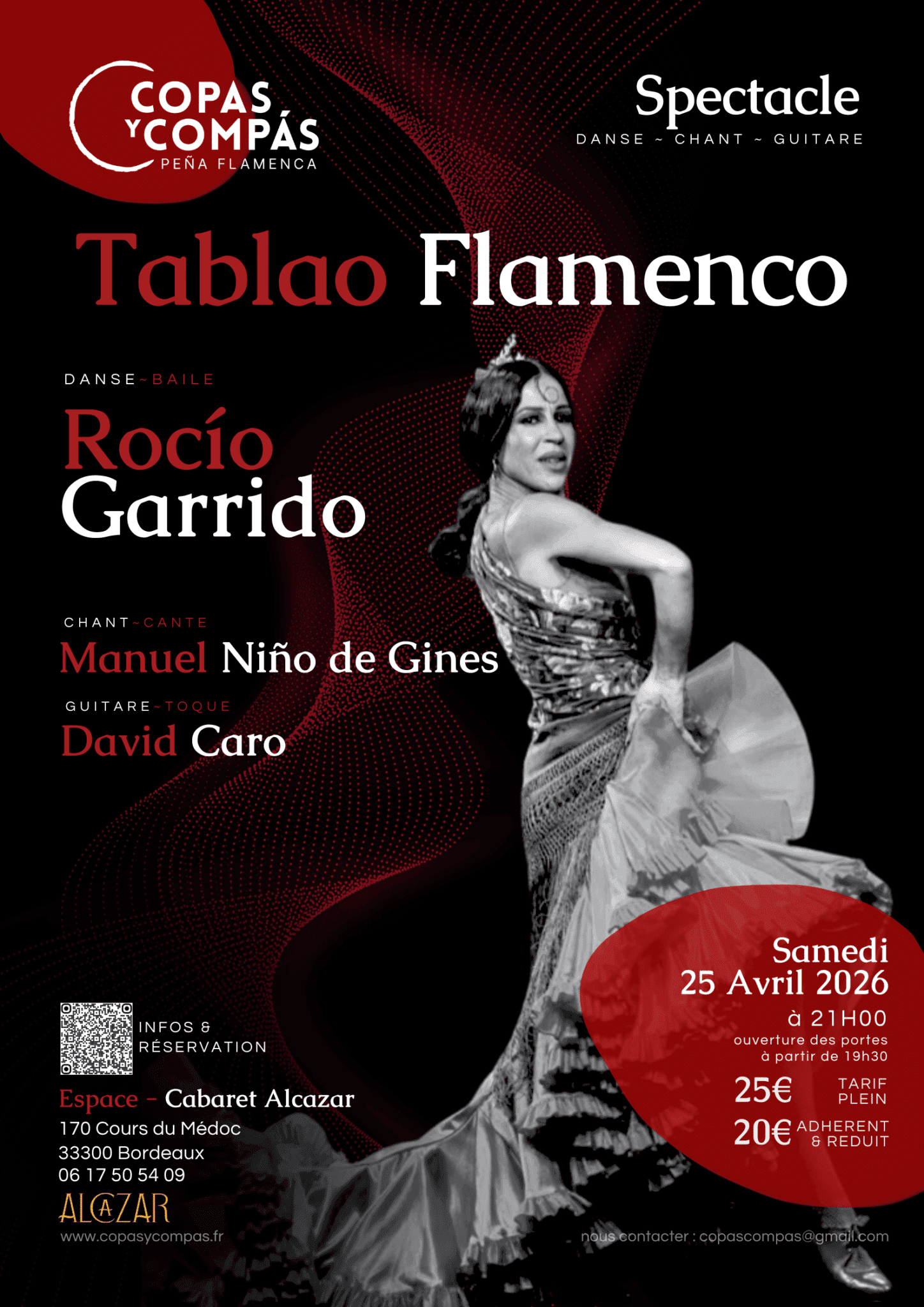 Tablao Flamenco - Rocio Garrido - Peña Copas y Compas
