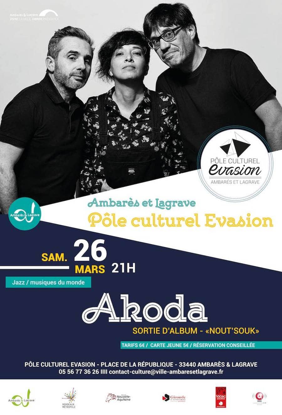 Akoda – Sortie d’album « Nout’Souk »