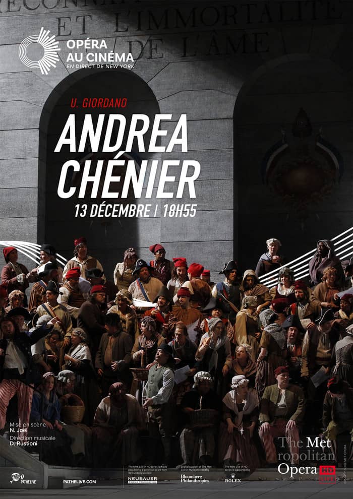 ANDREA CHÉNIER - Umberto Giordano (en différé)