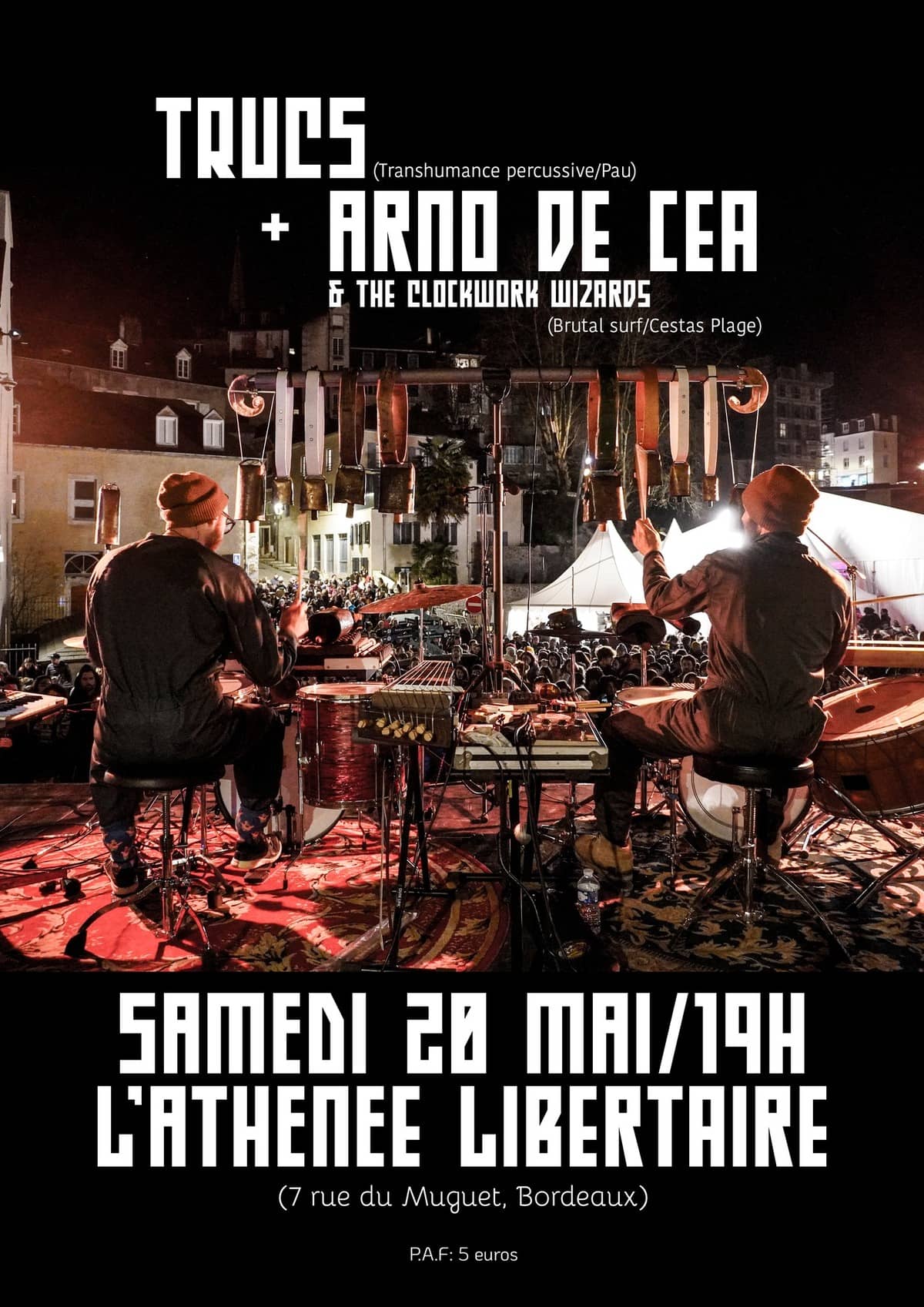 ARNO DE CEA & THE CLOCKWORK WIZARDS  + TRUCS
