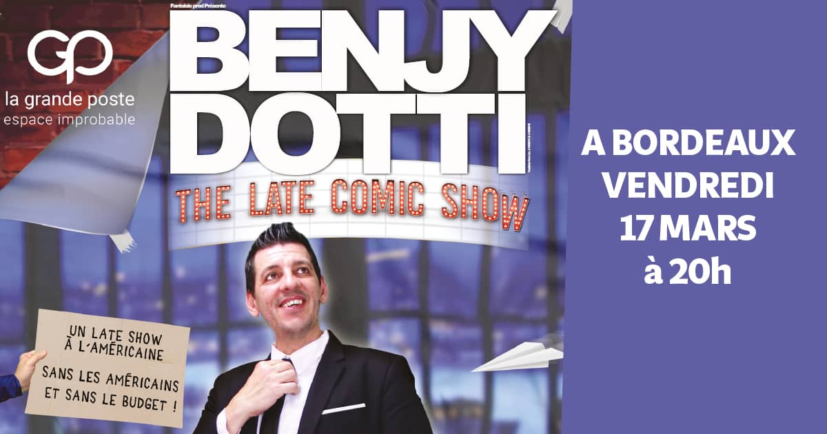 Benjy DOTTI - The Late Comic Show