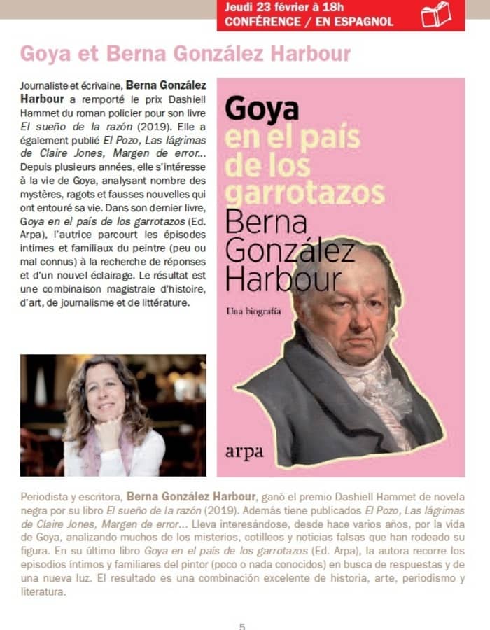 Berna González Harbour et Goya