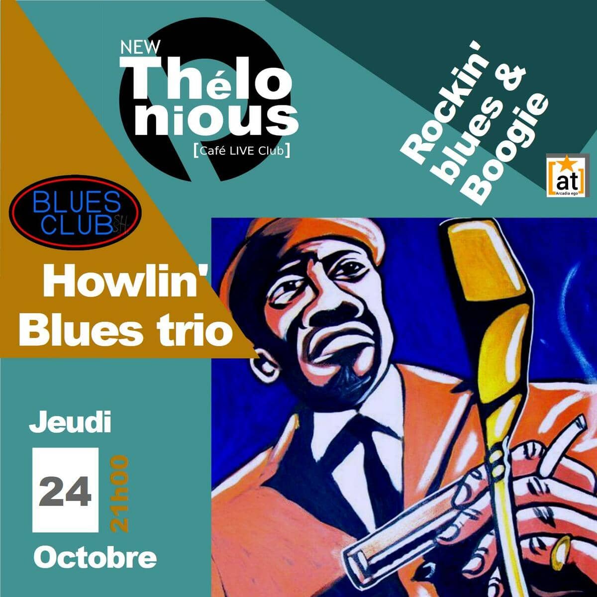 ''Blues club'' The Howlin' Blues trio