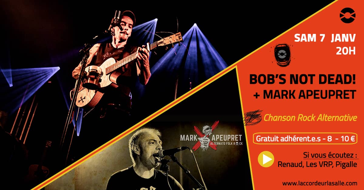 Bob's Not Dead ! + Mark Apeupret