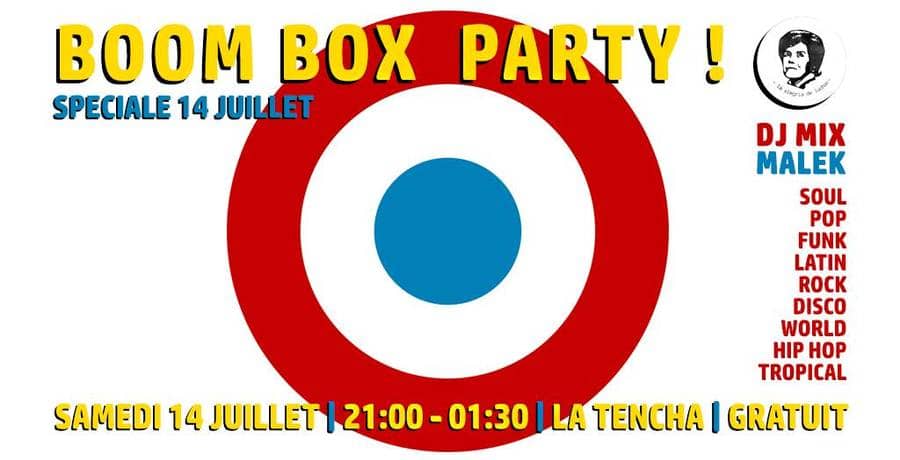 BOOM BOX PARTY ! Spéciale 14 juillet