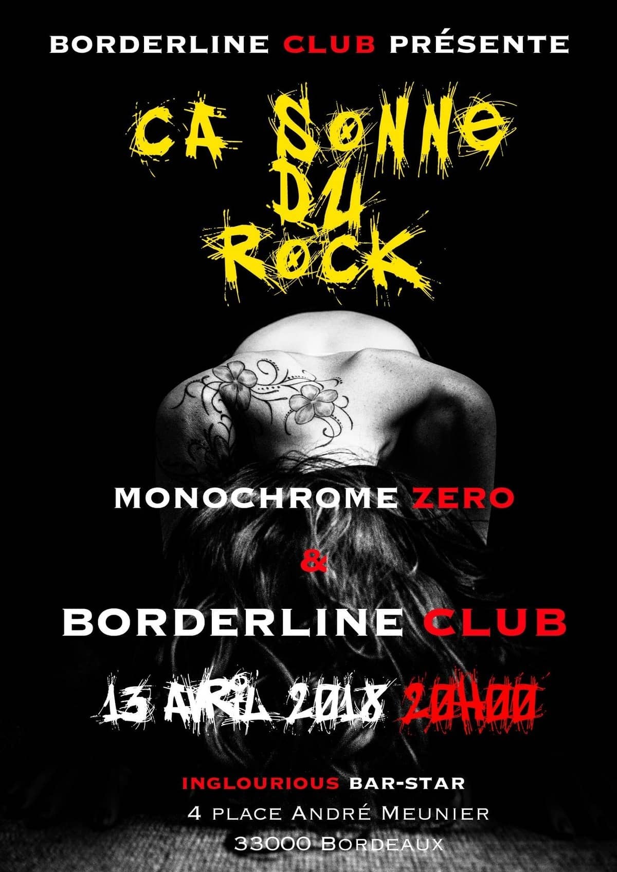 BORDELINE CLUB + M0N0CHR0ME ZER0