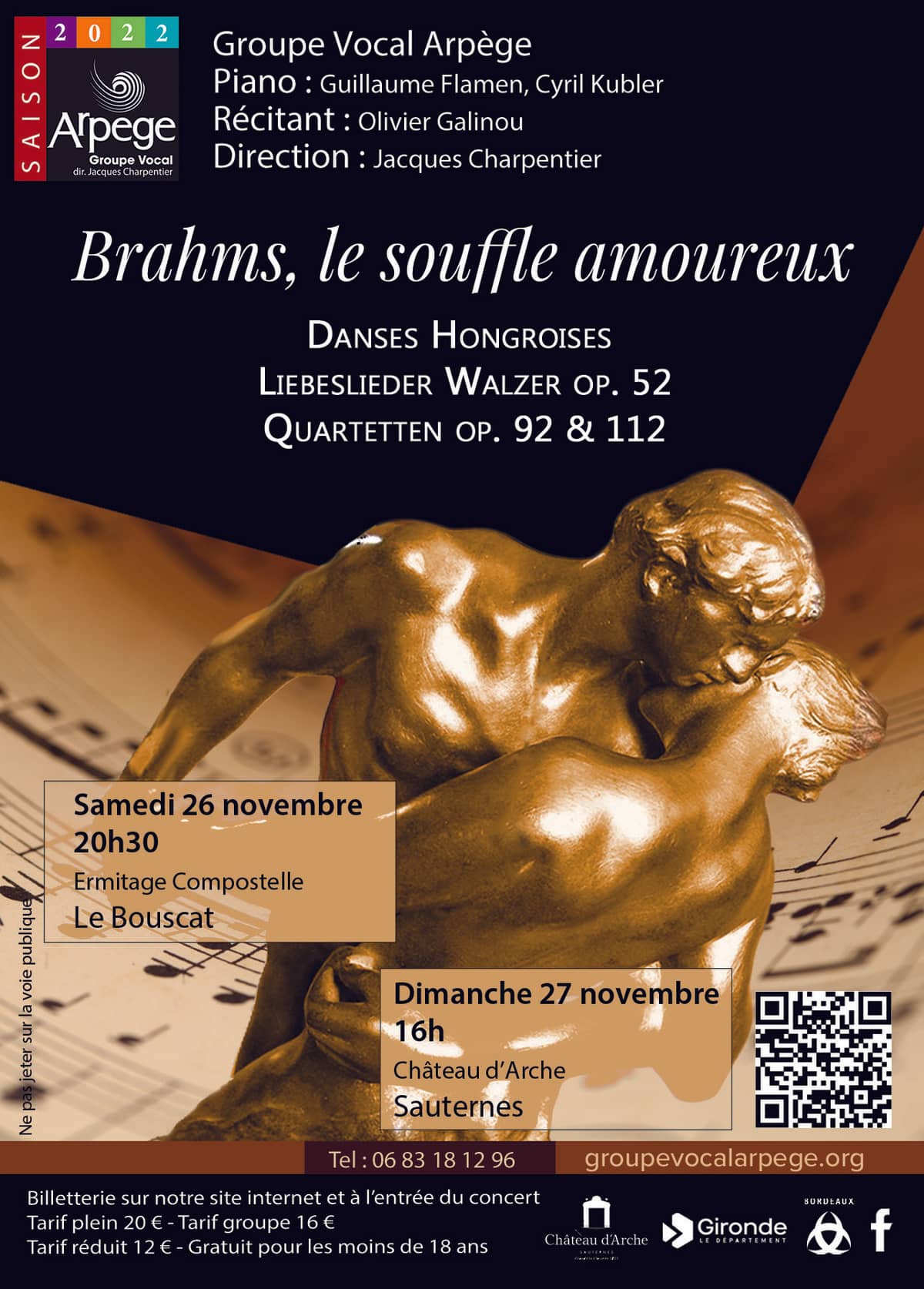 Brahms, le souffle amoureux