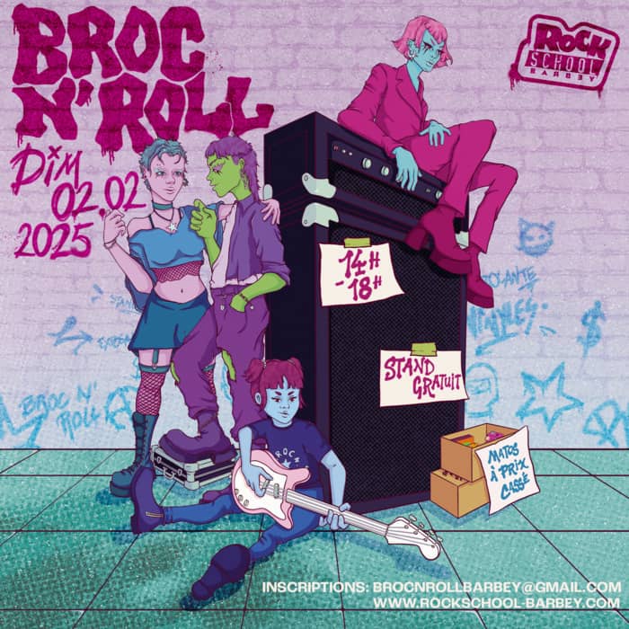 BROC N'ROLL : Braderie musicale