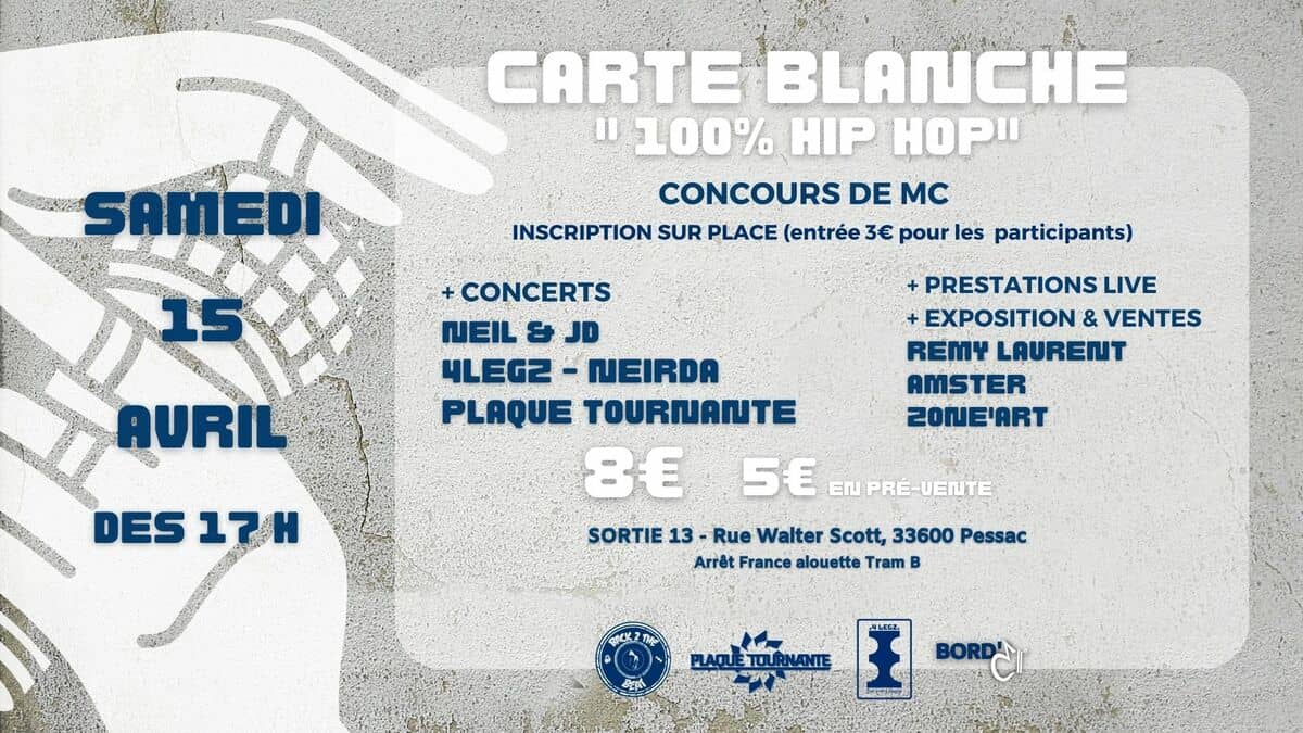 Carte Blanche 100% Hip-Hop