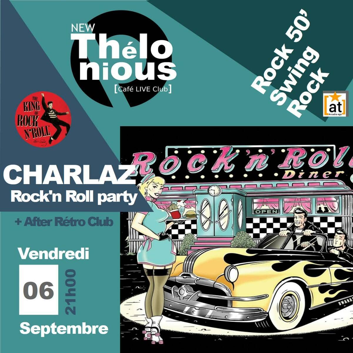 CHARLAZ Rock'n Roll party + After Rétro Club