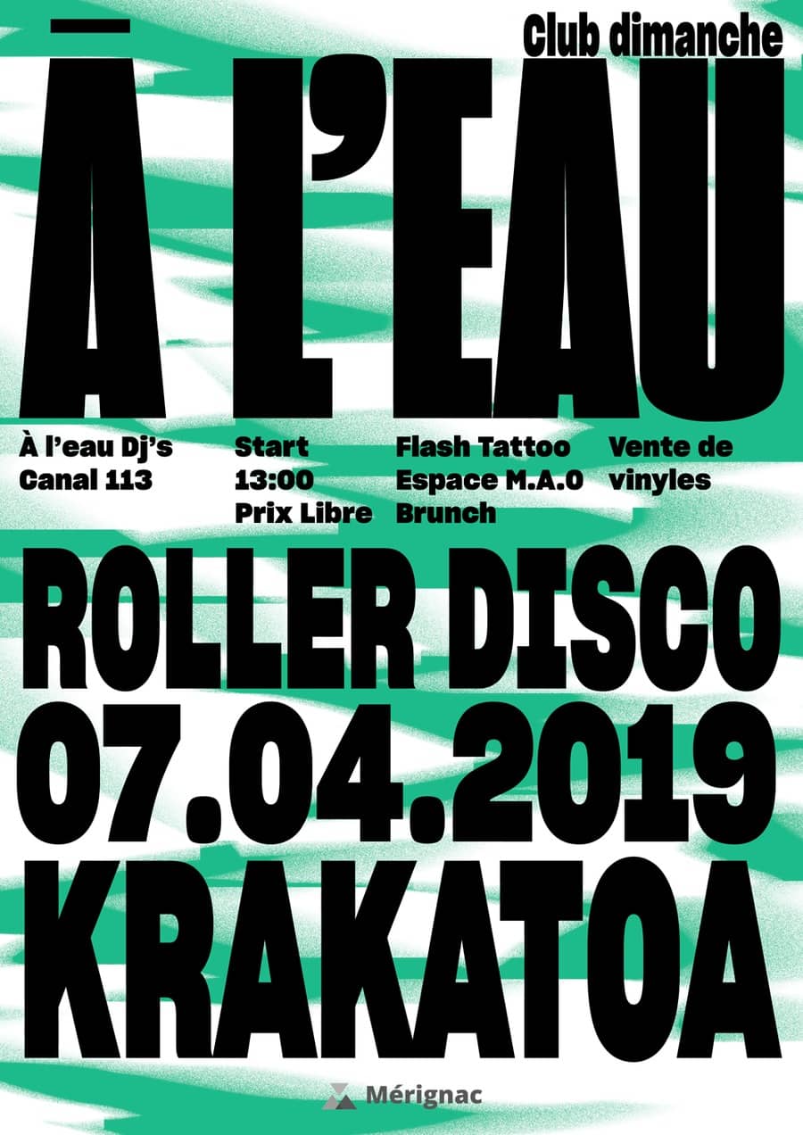 CLUB DIMANCHE #4 : ROLLER DISCO x A L'EAU