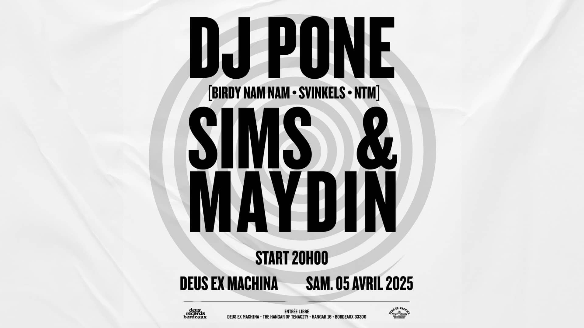DJ PONE + SIMS & MAYDIN