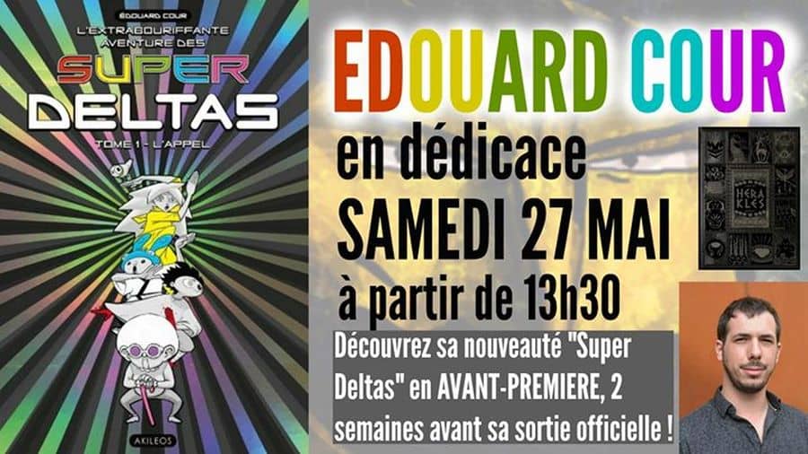Edouard Cour en dédicace