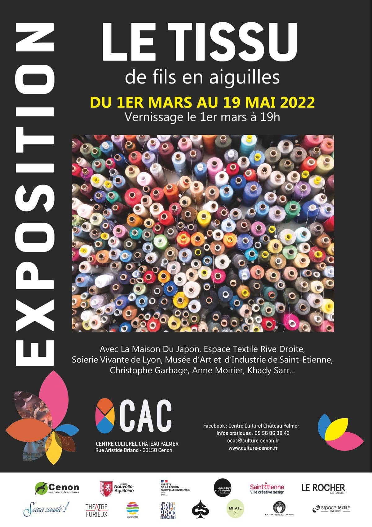 Exposition Tissu, de fils en aiguilles