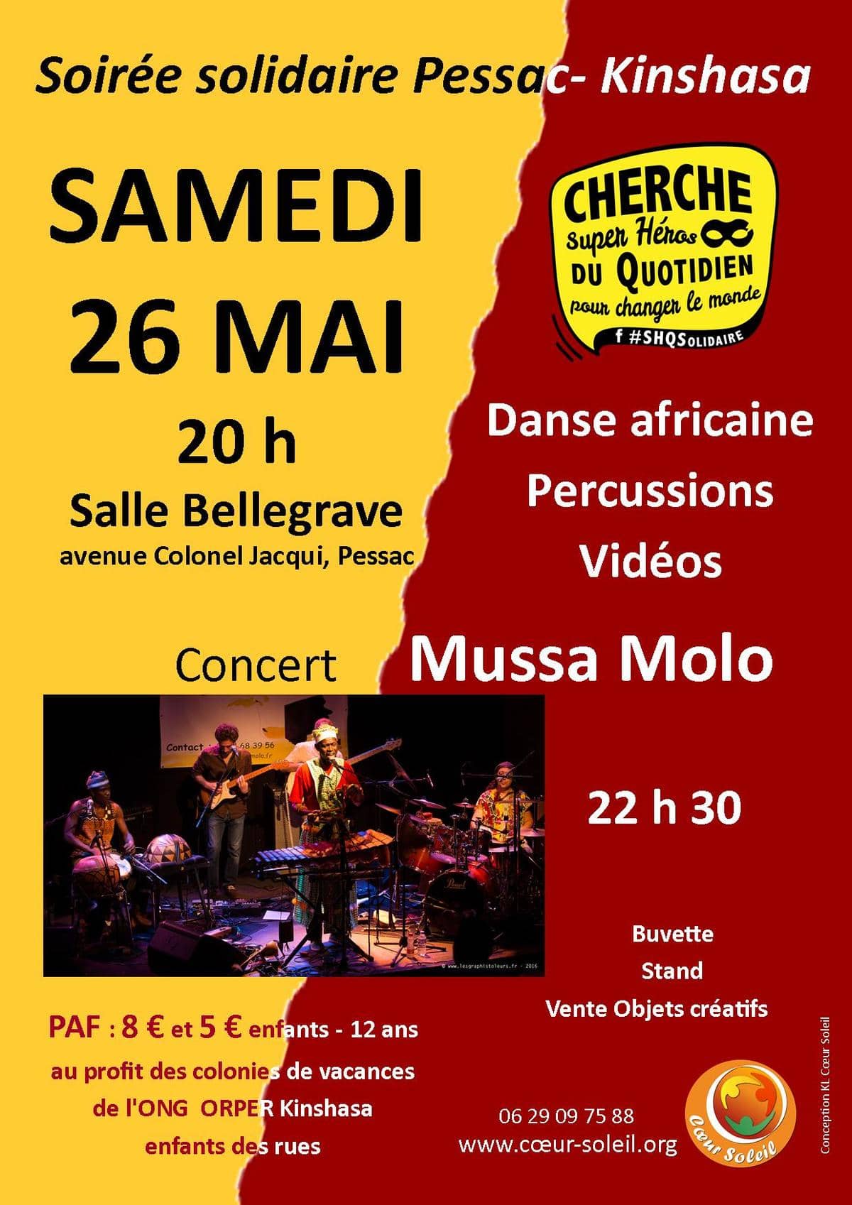 Fête annuelle solidaire de Coeur Soleil