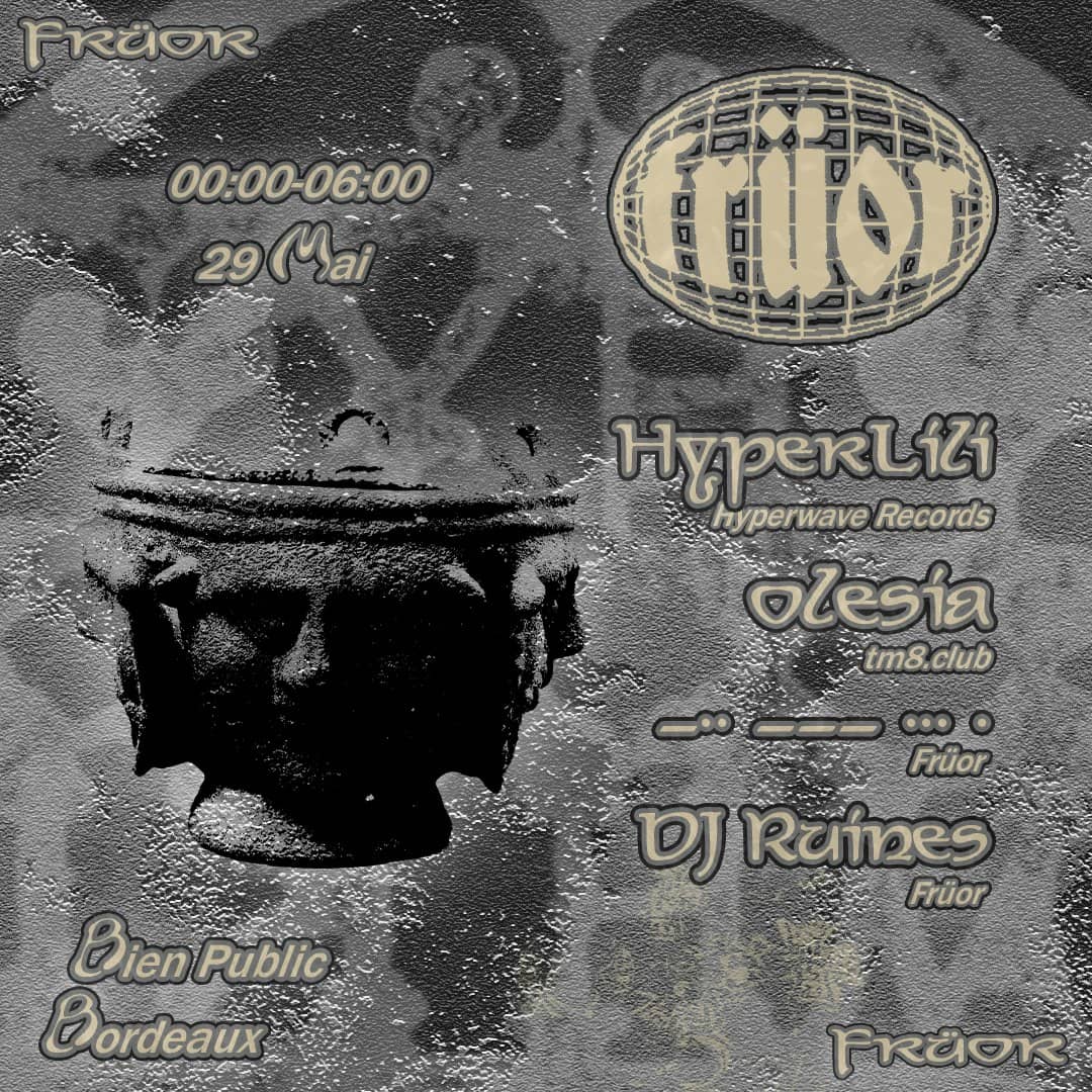 Früor: HyperLili, olesia, DJ Ruines, -.. --- ... .