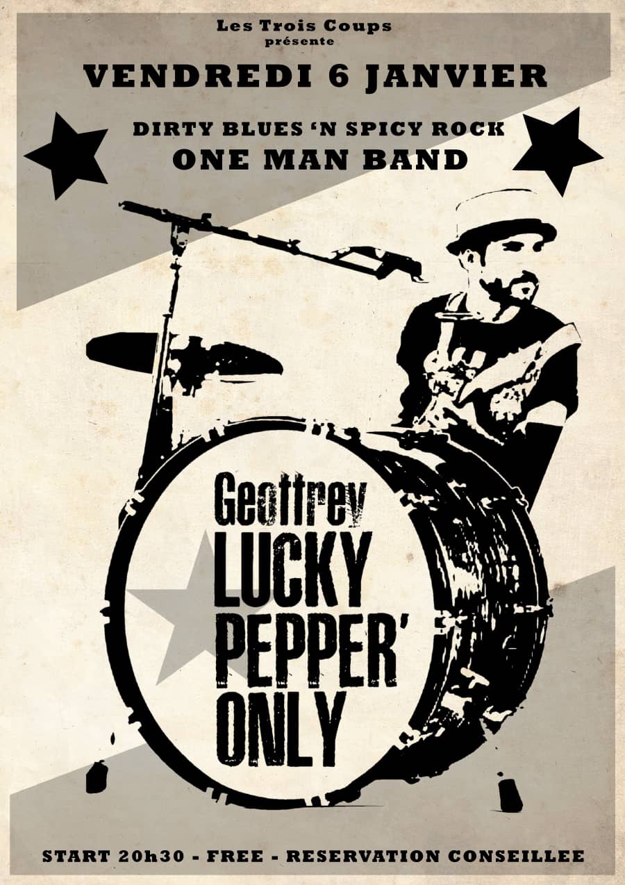 Geoffrey Lucky Pepper : The One Man Band!