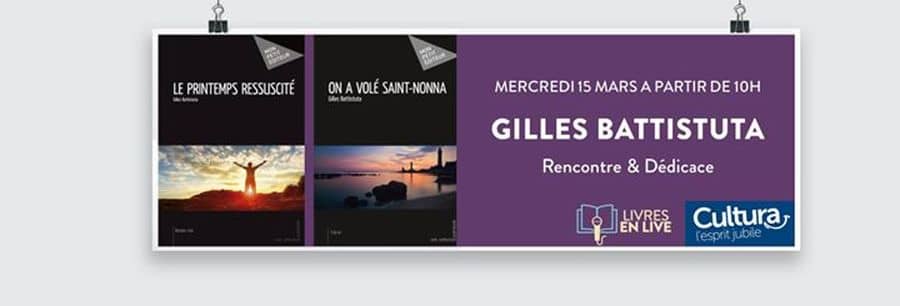 Gilles Battistuta en dédicace