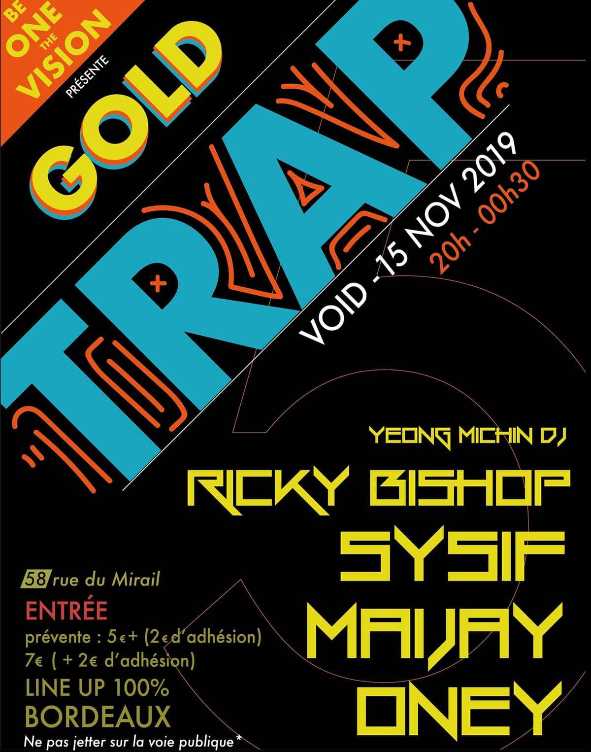 GOLD TRAP #5 // Line up 100% Bordelais