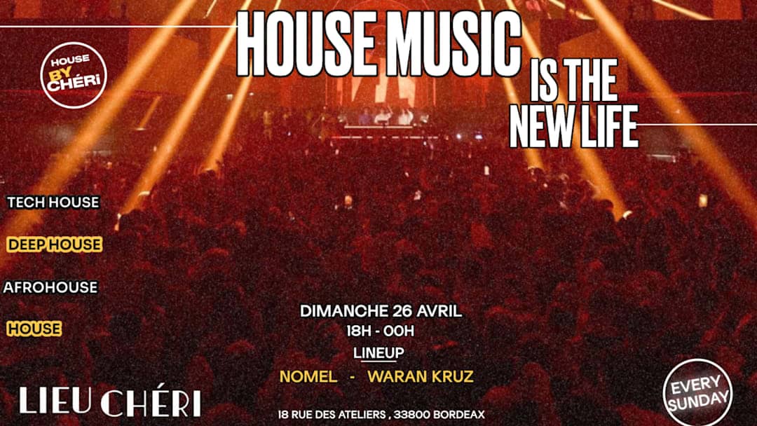 HOUSE BY CHÉRI EP#3  : PARTY 100% HOUSE MUSIC