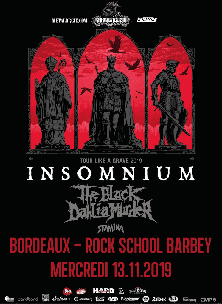 Insomnium + The Black Dahlia Murder + Stam1na