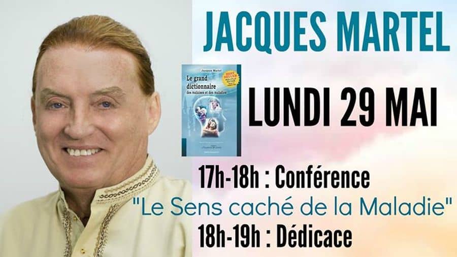 Jacques Martel en conférence et dédicace