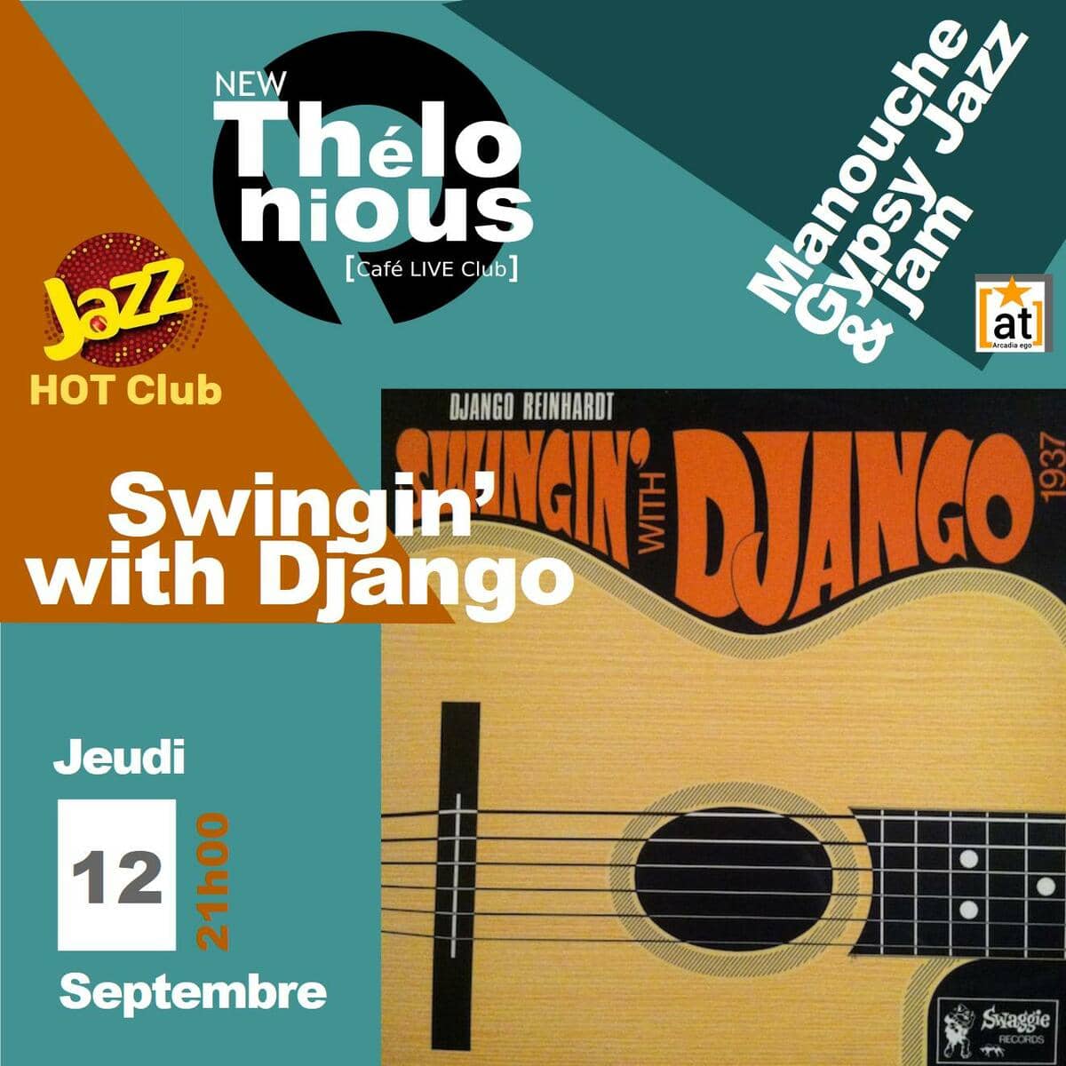 ''Jazz hot club'' / SWINGIN' with DJANGO