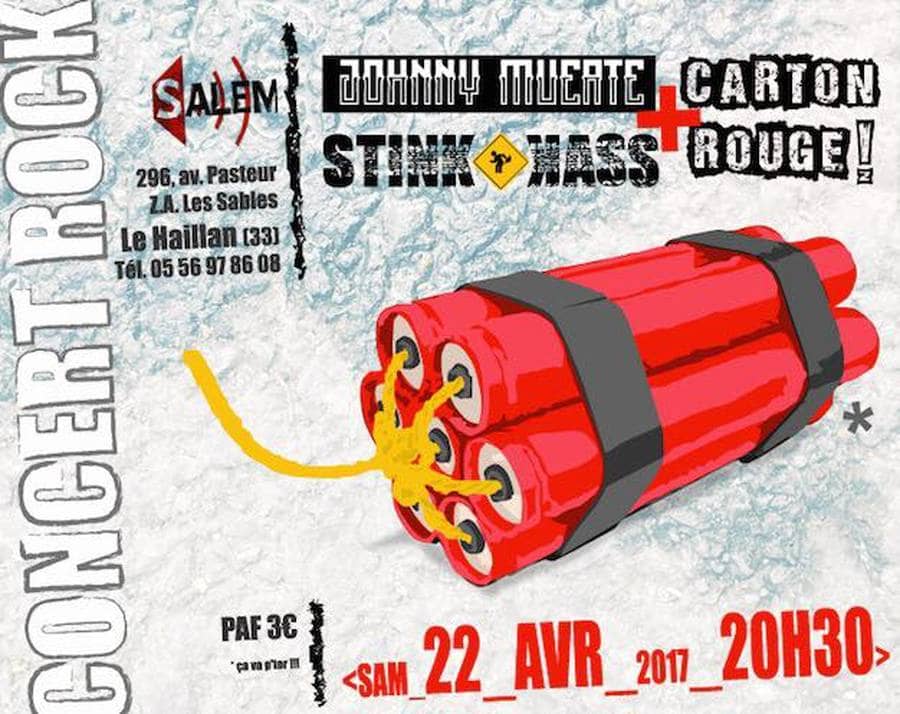 Johnny Muerte + StinkKass + Carton Rouge