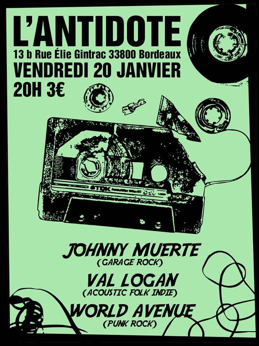 Johnny Muerte + Val Logan + World Avenue