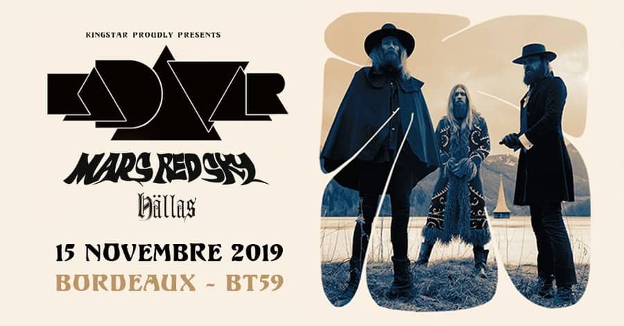 Kadavar + Mars Red Sky + Hällas