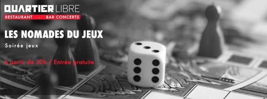 Les nomades du jeux - Soirée Jeux