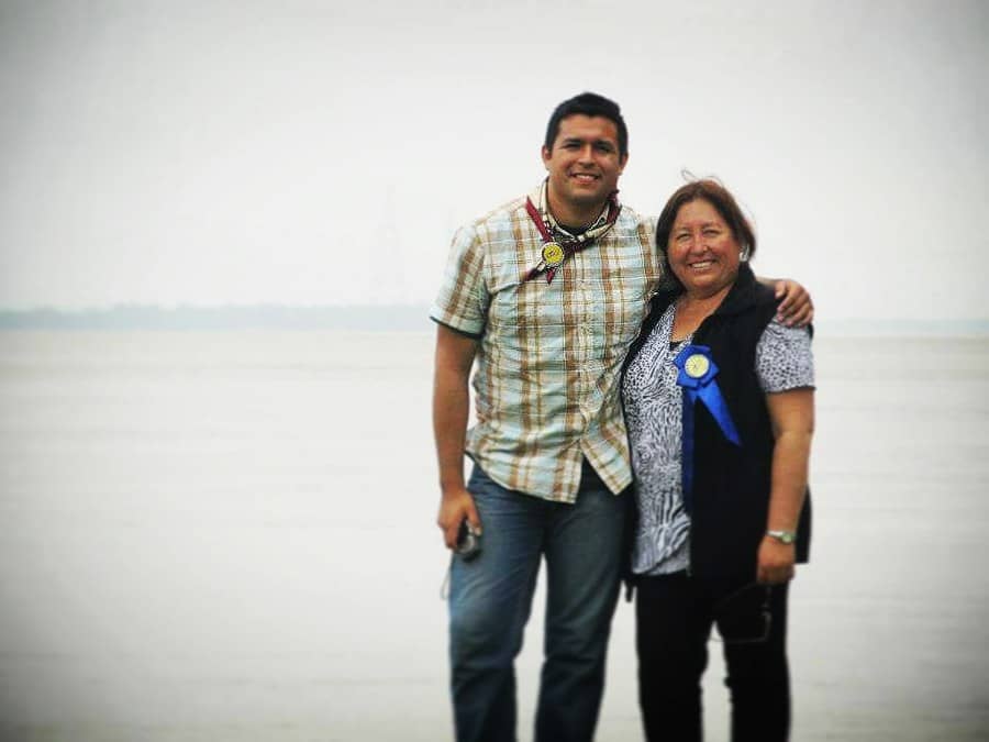 Marcos Alva et sa Maman