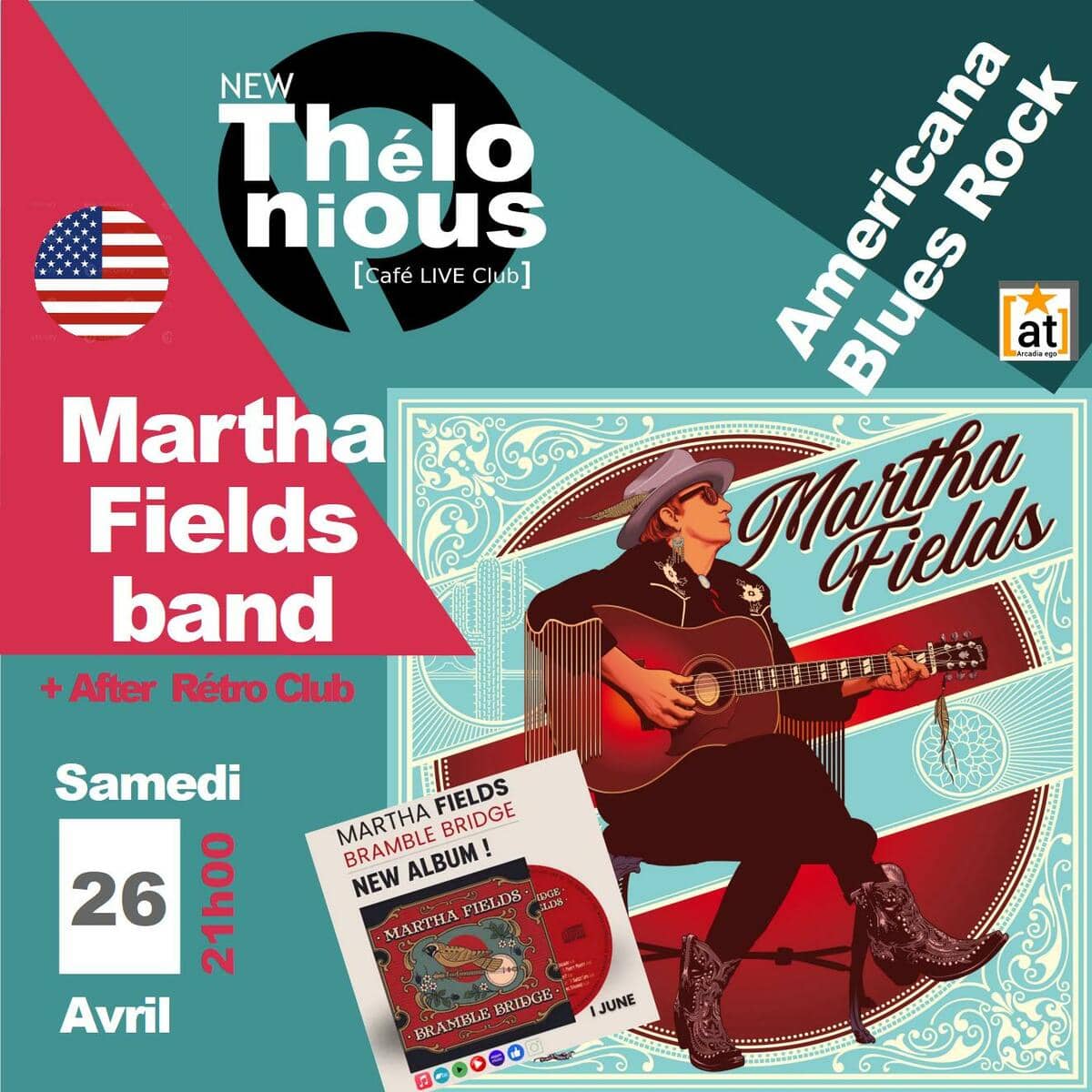 Martha Fields band + After Rétro Club