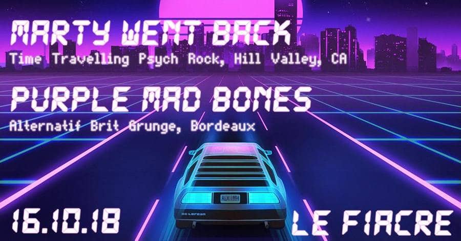MARTY WENT BACK + PURPLE MAD BONES