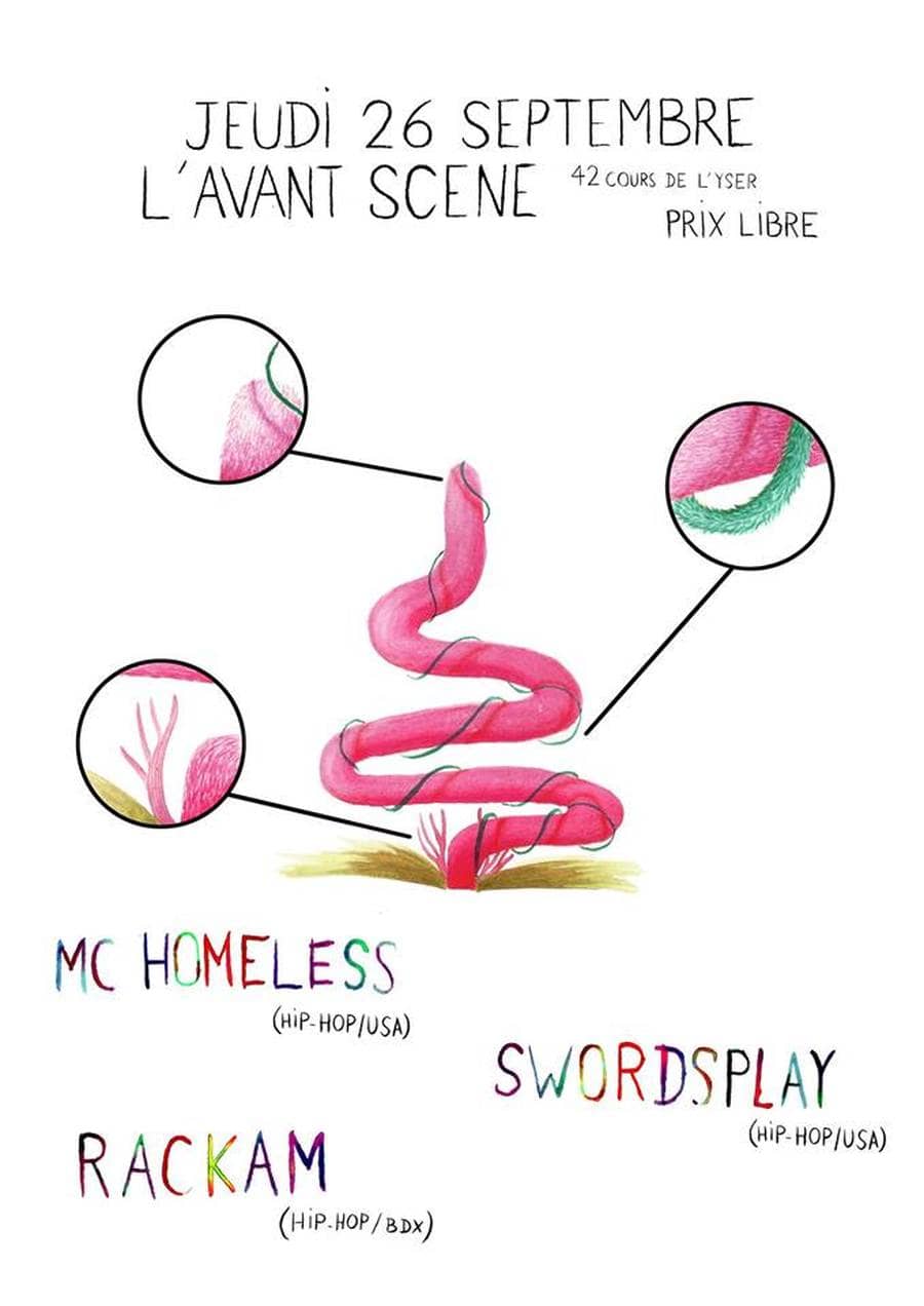 Mc Homeless + Swordplay + Rackam