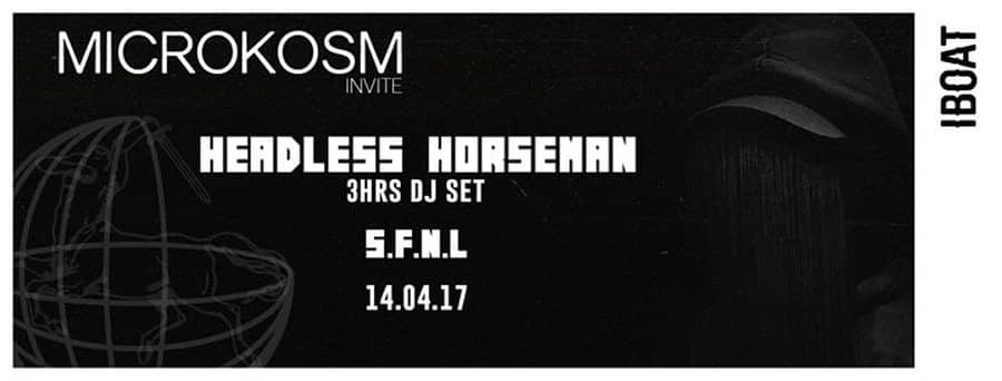 MICROKOSM invite Headless Horseman