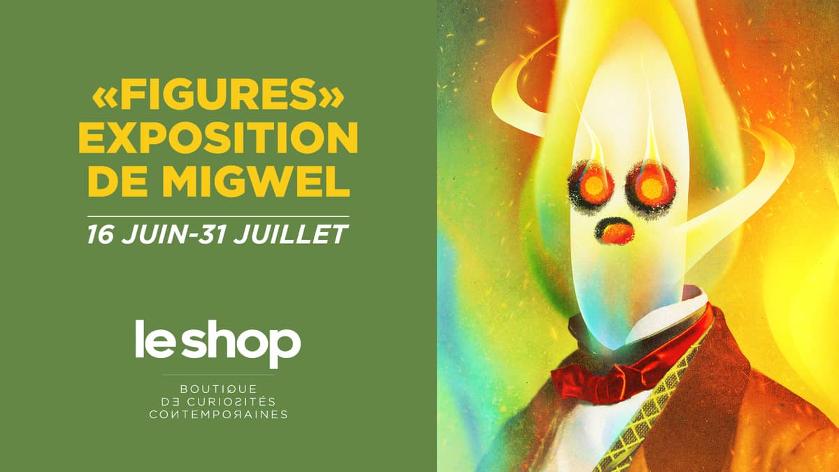 Migwel s'expose au Shop Bordeaux
