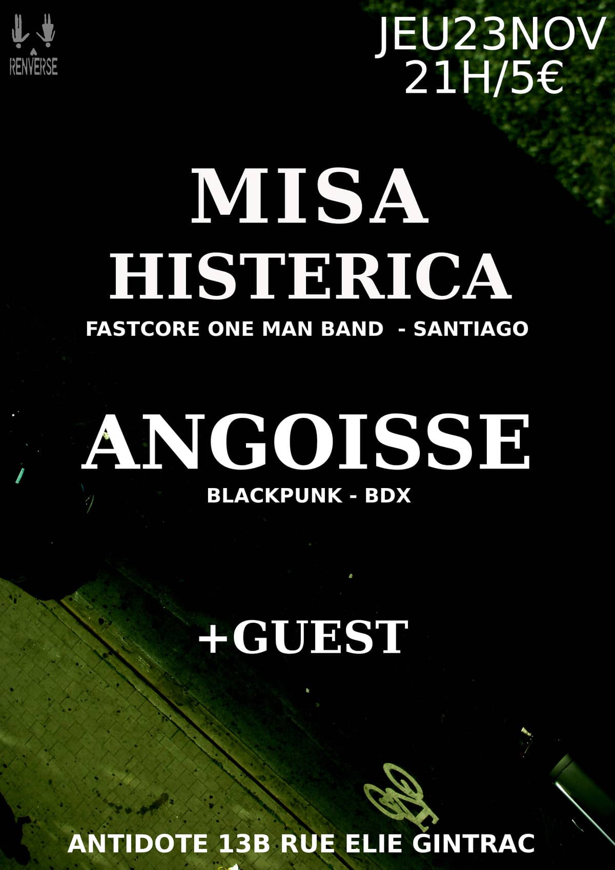 Misa Histerica + Angoisse + Guest