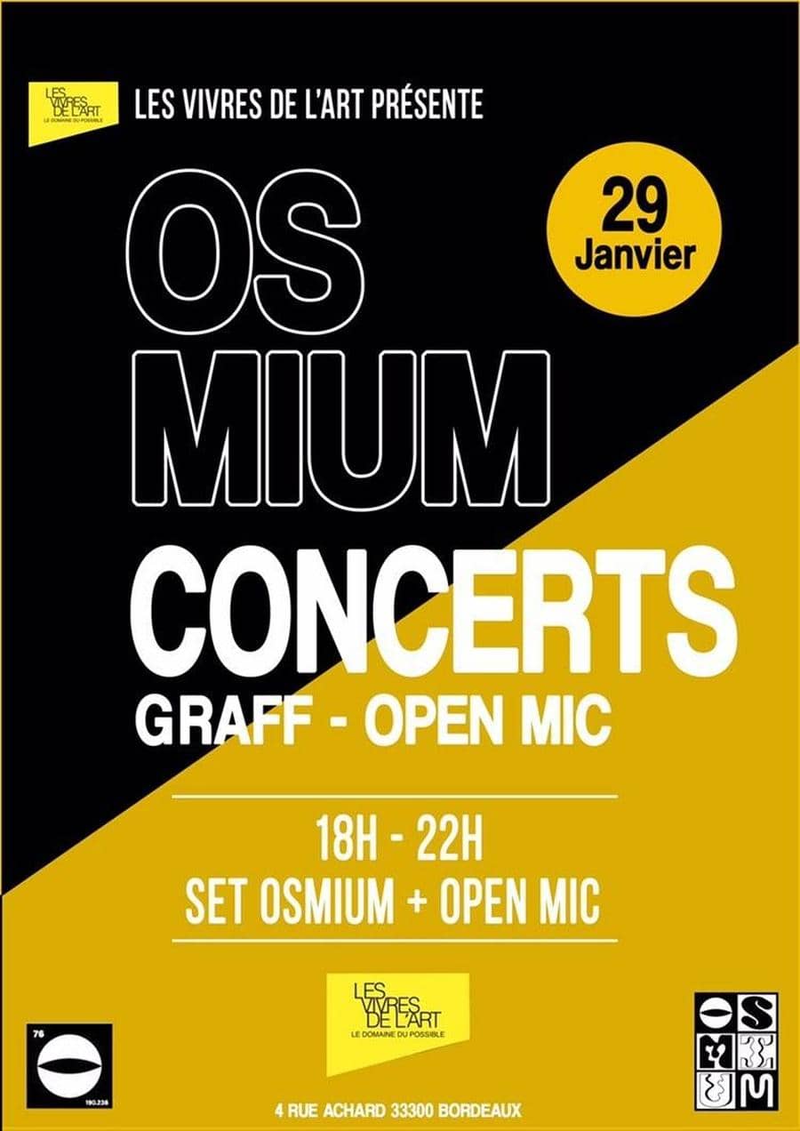 Osmium & guests + Open Mic