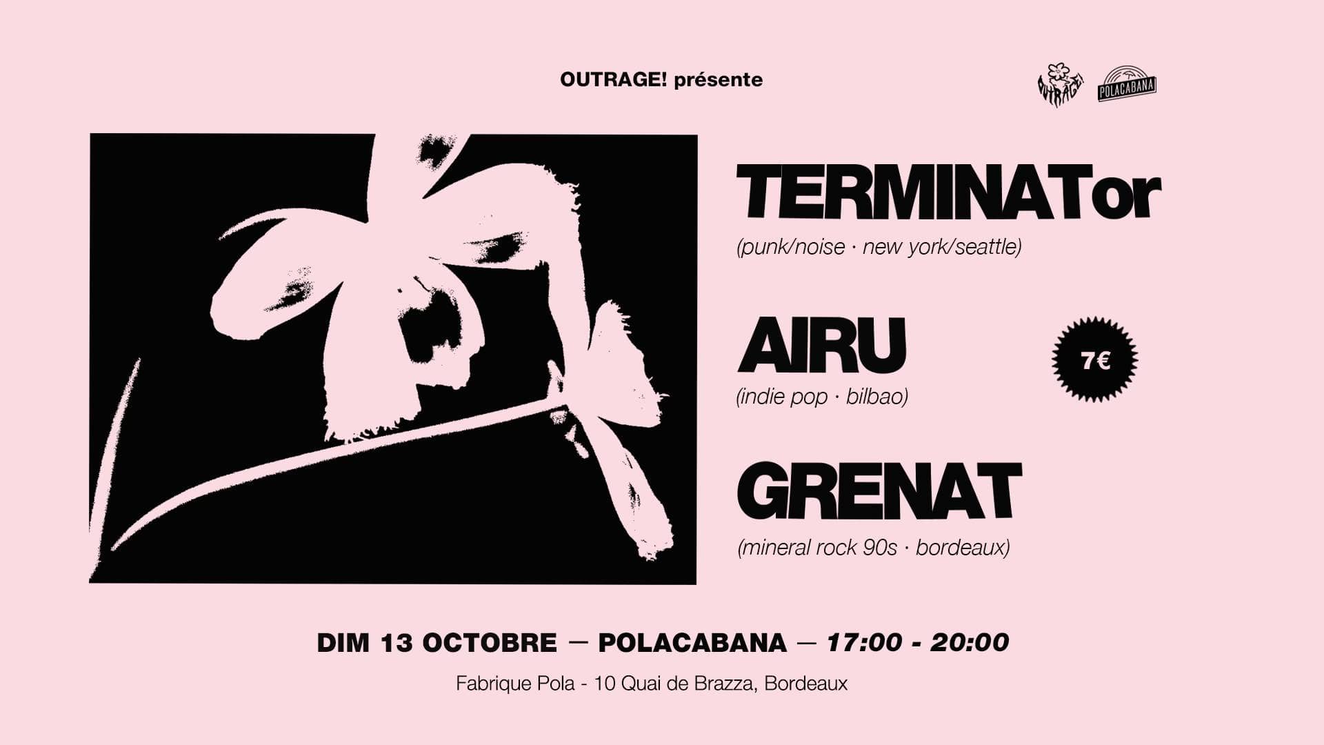 🛹 𝗢𝗨𝗧𝗥𝗔𝗚𝗘! 𝗽𝗿𝗲́𝘀𝗲𝗻𝘁𝗲 : 𝗔𝗶𝗿𝘂 + 𝗚𝗿𝗲𝗻𝗮𝘁 + 𝗧𝗘𝗥𝗠𝗜𝗡𝗔𝗧𝗼𝗿 🛹