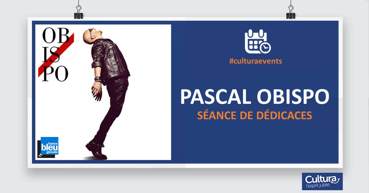 Pascal Obispo en dédicace