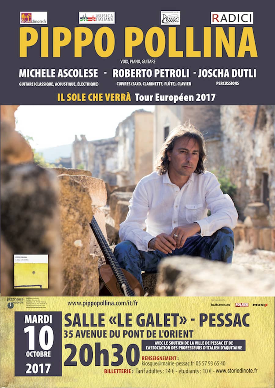 Pippo Pollina - ''Il sole che verrà''