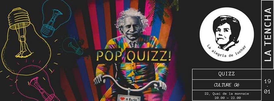 Pop Quizz #1, la soirée quizz de la Tencha