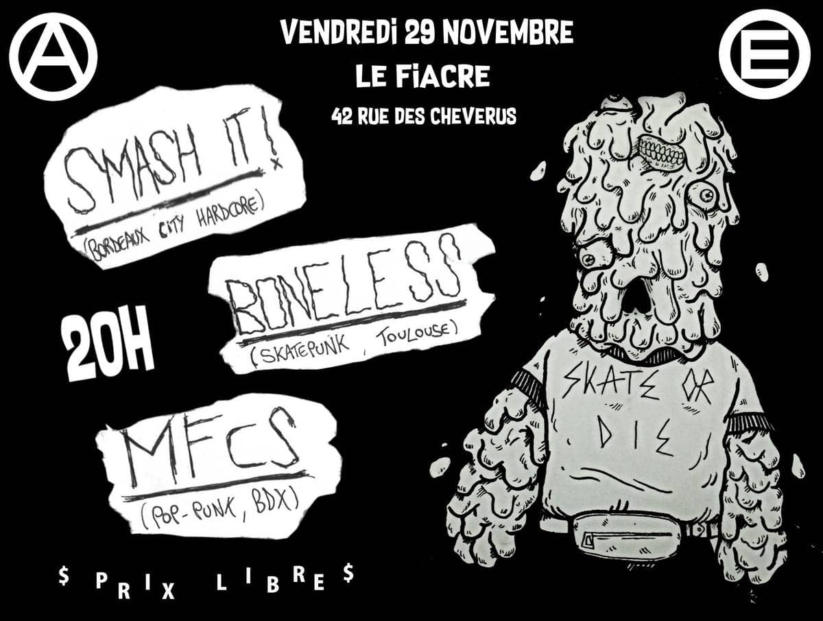 PUNX NIGHT : SMASH IT! + BONELESS + MFCS