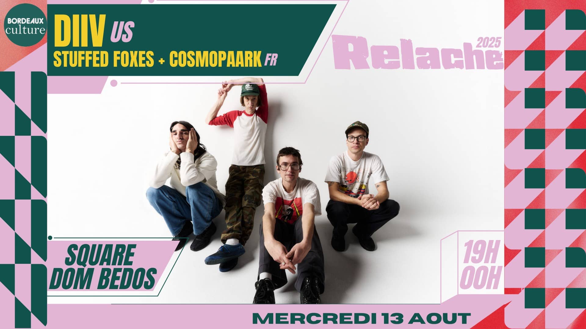 RELACHE #16 : DIIV + STUFFED FOXES + COSMOPAARK