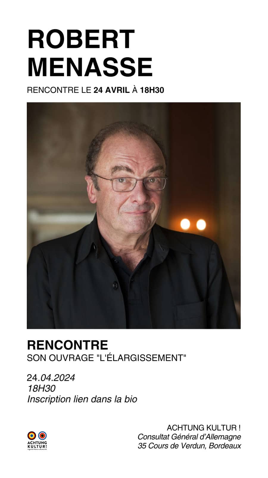 Rencontre Robert Menasse