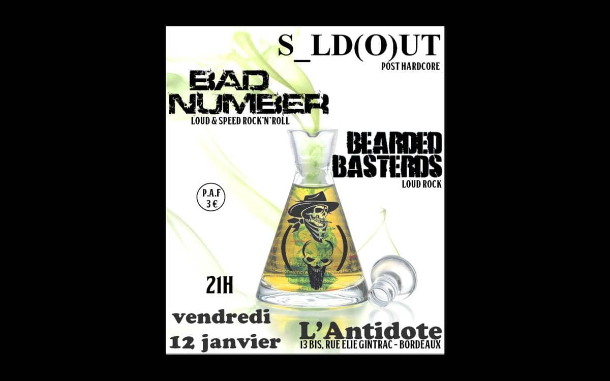 S-LD (O)UT + BAD NUMBER + BEARDED BASTERDS